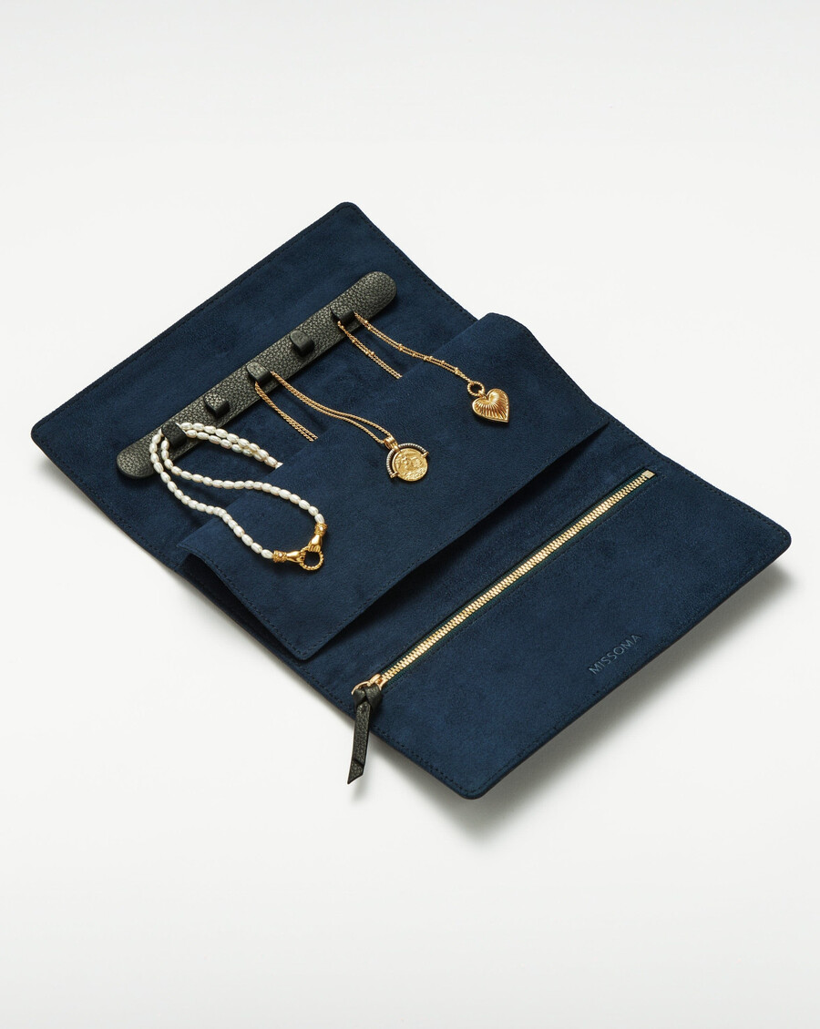 Étui à bijoux en cuir