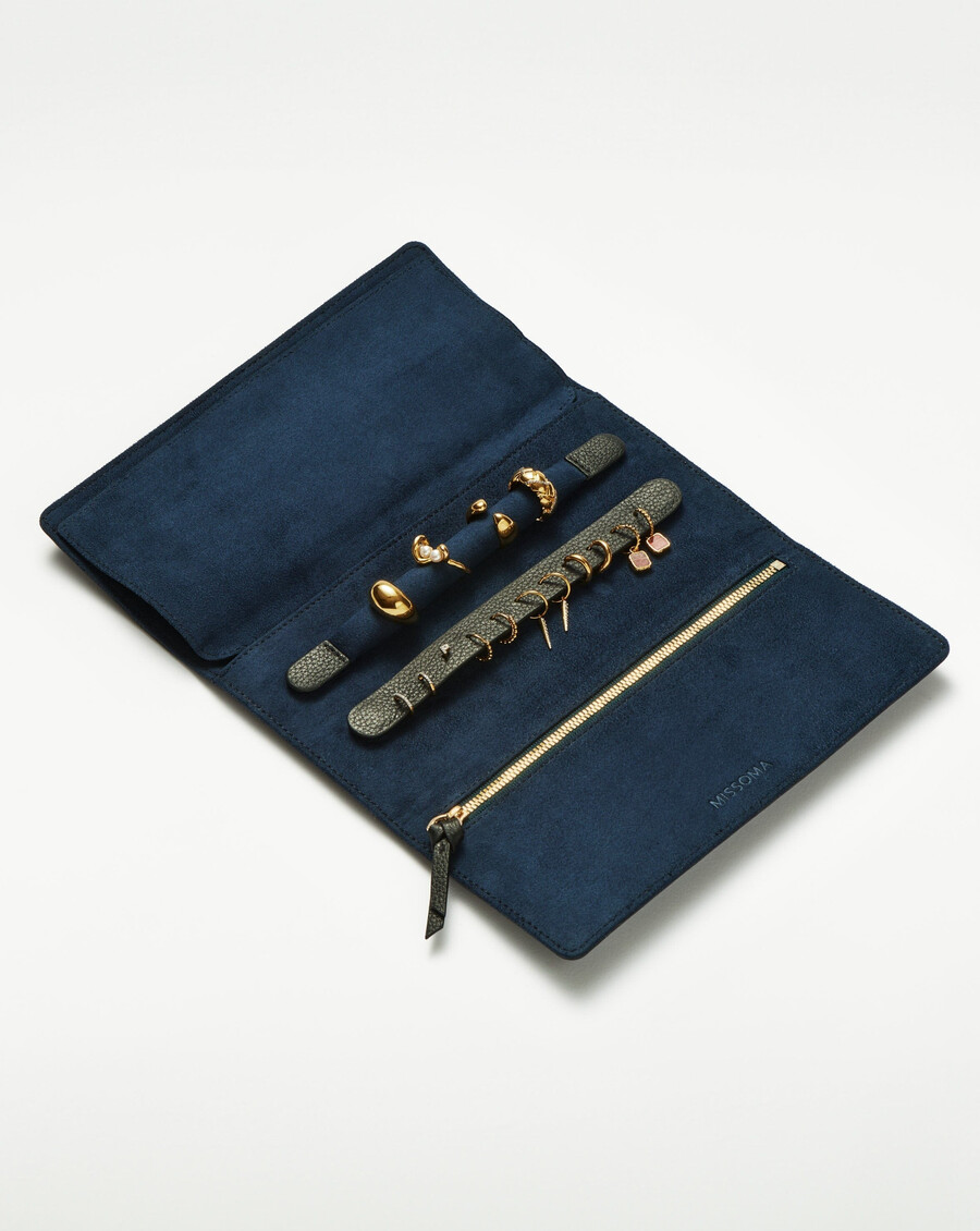 Étui à bijoux en cuir