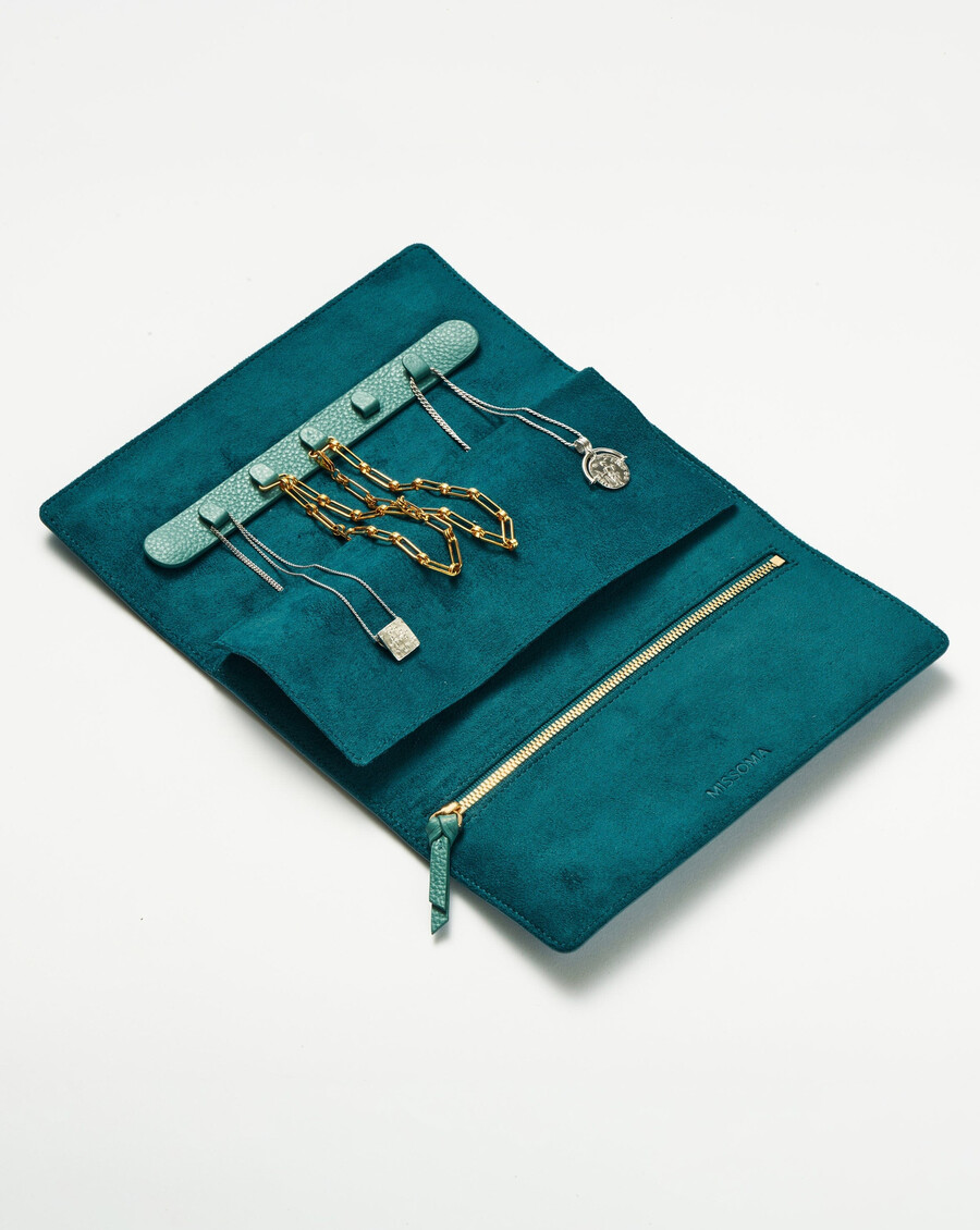 Étui à bijoux en cuir