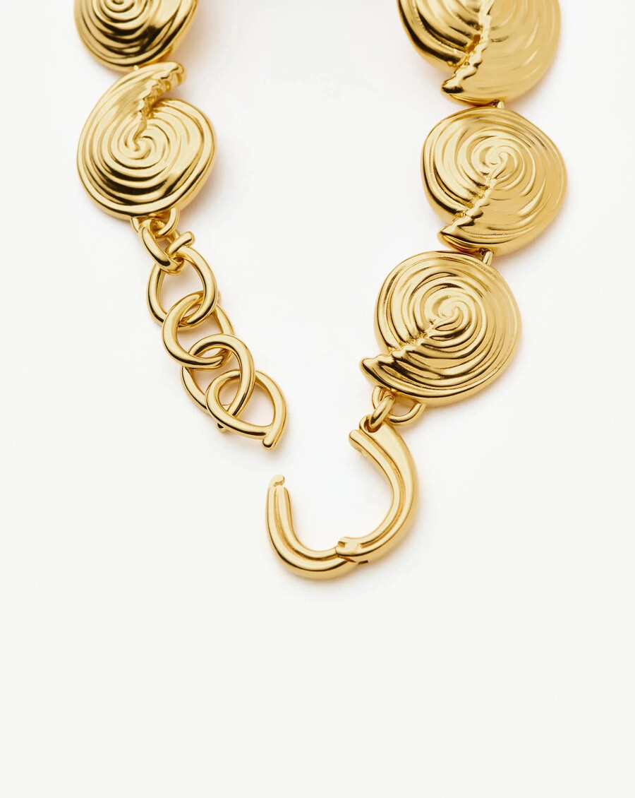 bracelet chaîne spirale - or