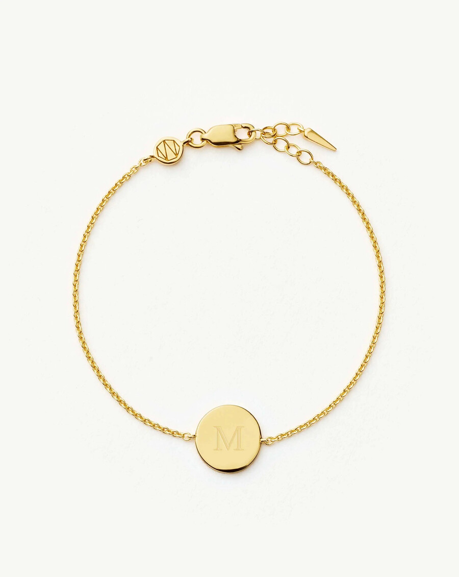 bracelet rond à graver - or