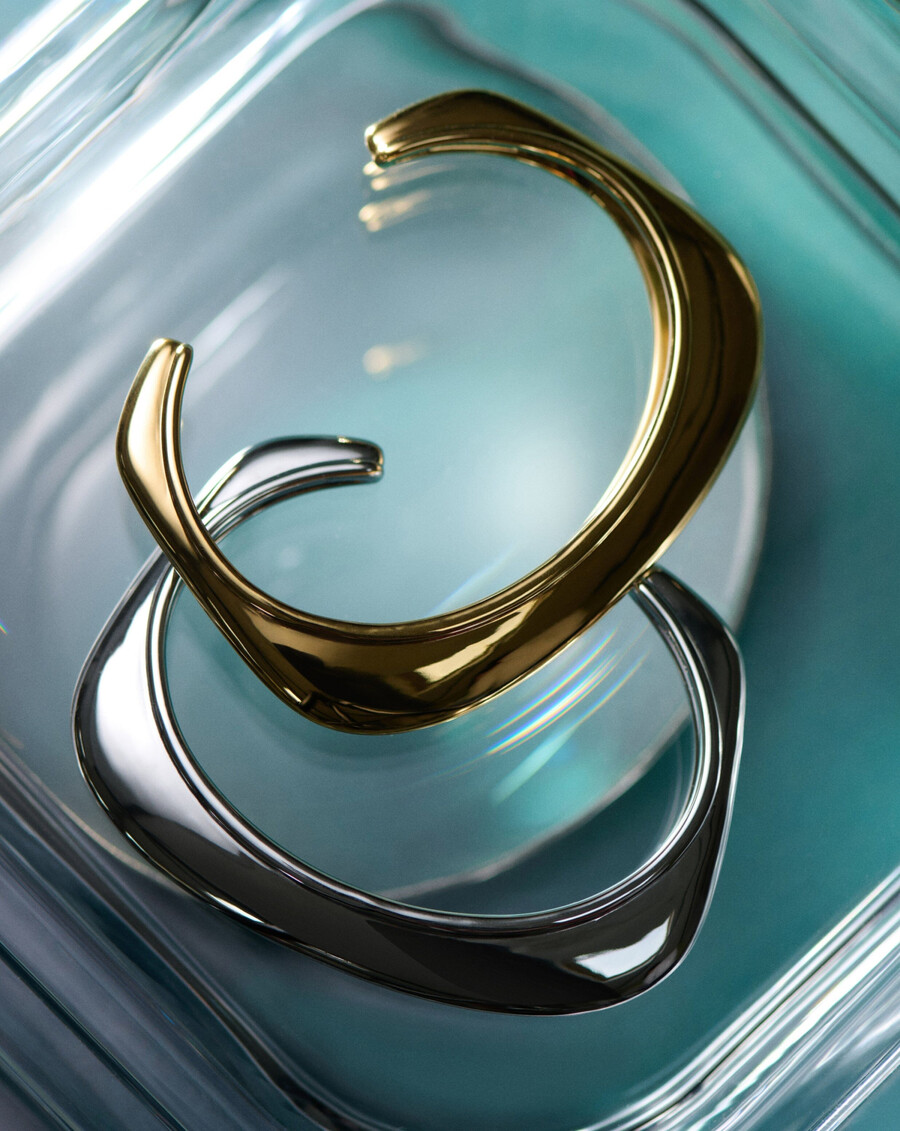 bracelet manchette hera dome statement