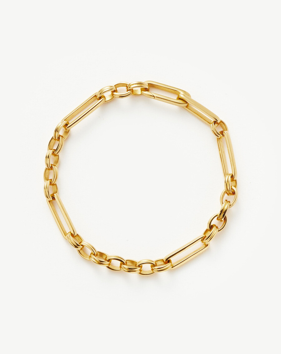 bracelet axiom chain - plaqué or 18 carats