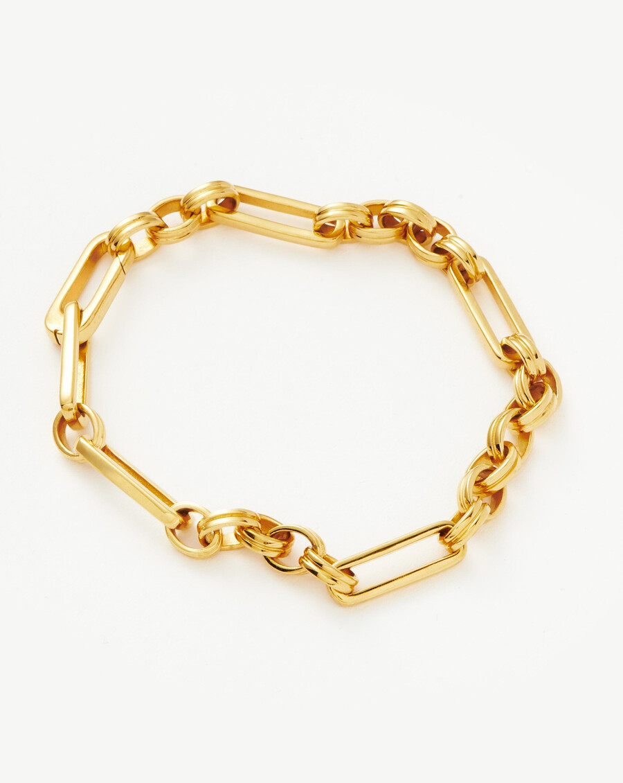 bracelet axiom chain - plaqué or 18 carats