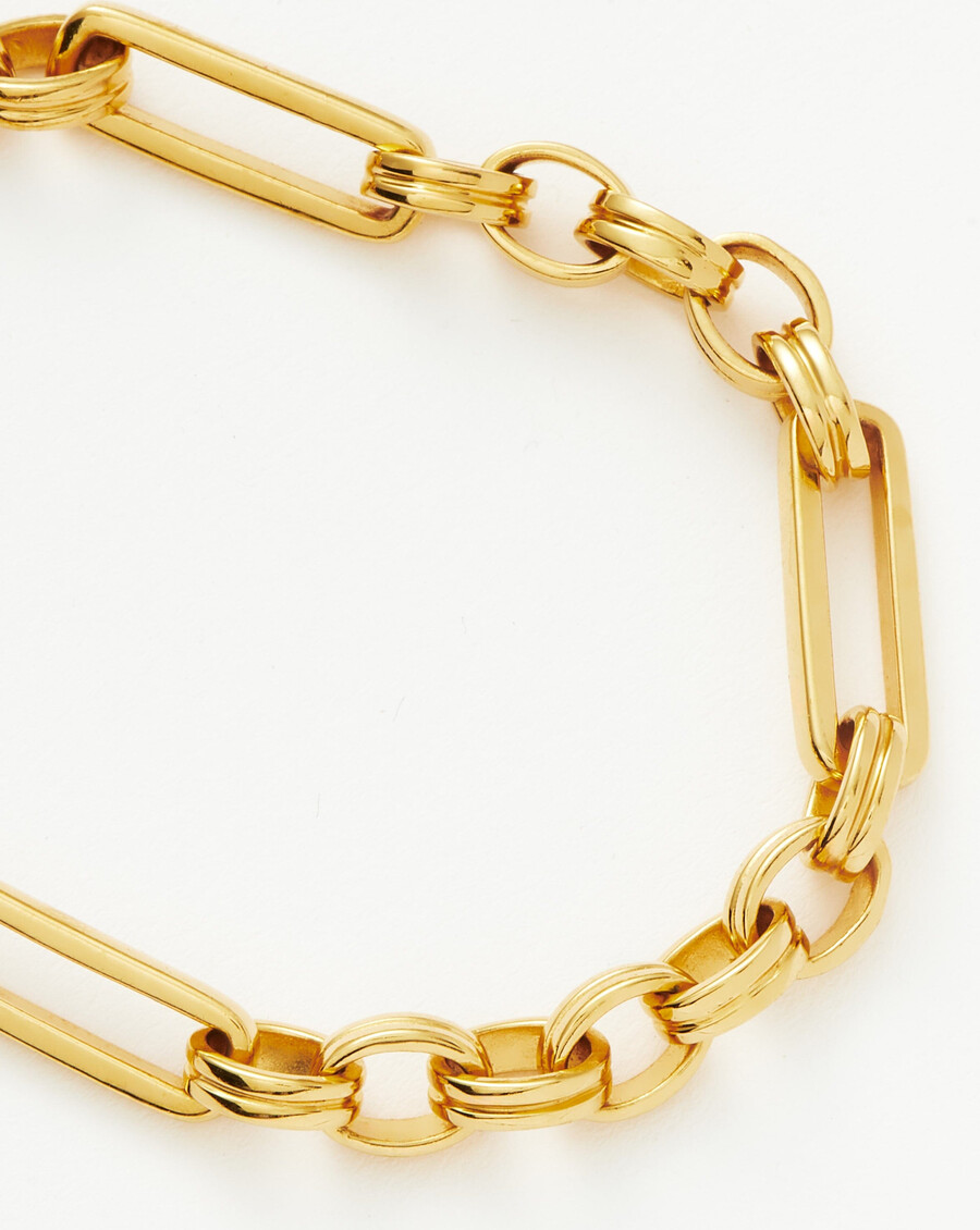 bracelet axiom chain - plaqué or 18 carats