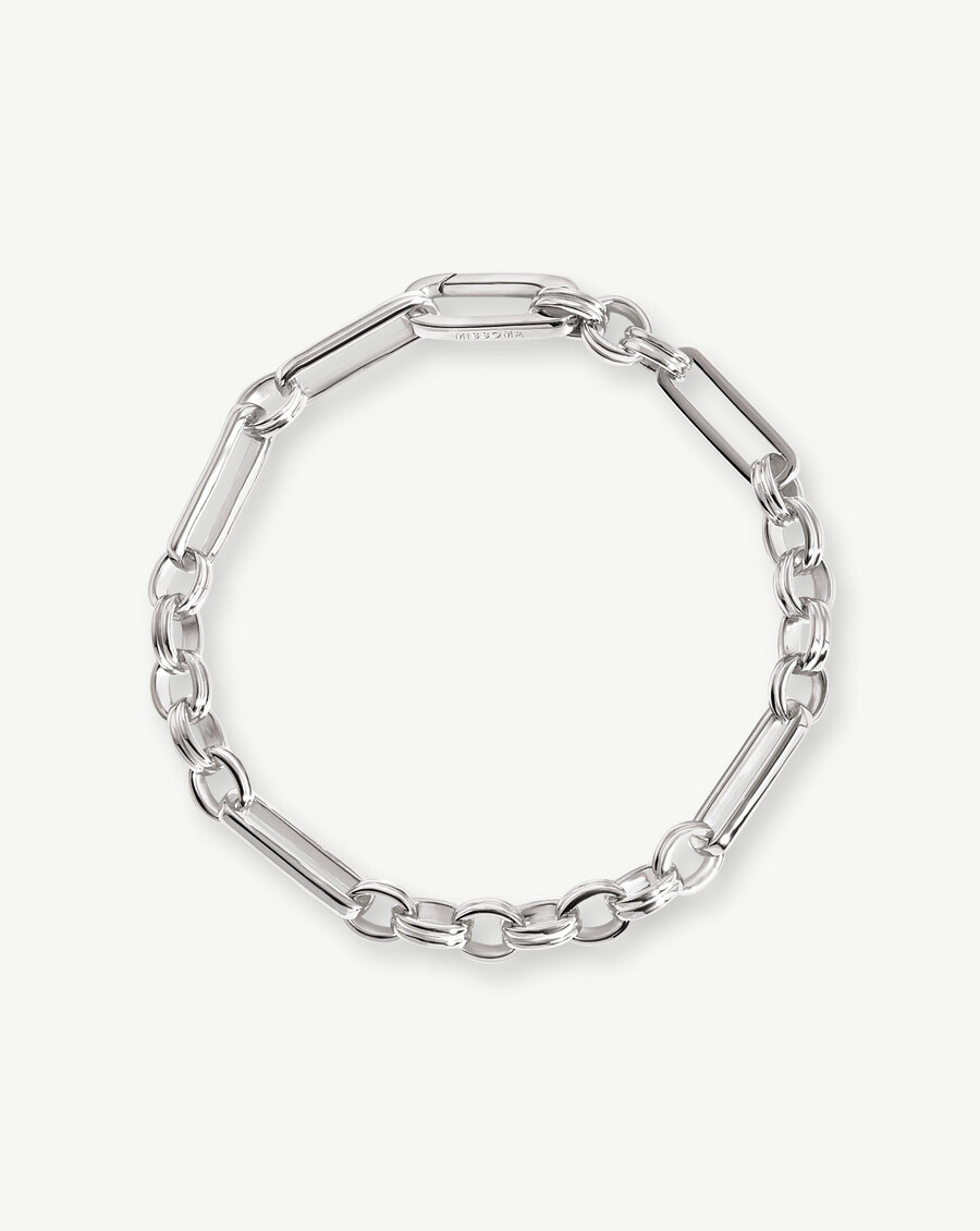 bracelet axiom chain - plaqué argent