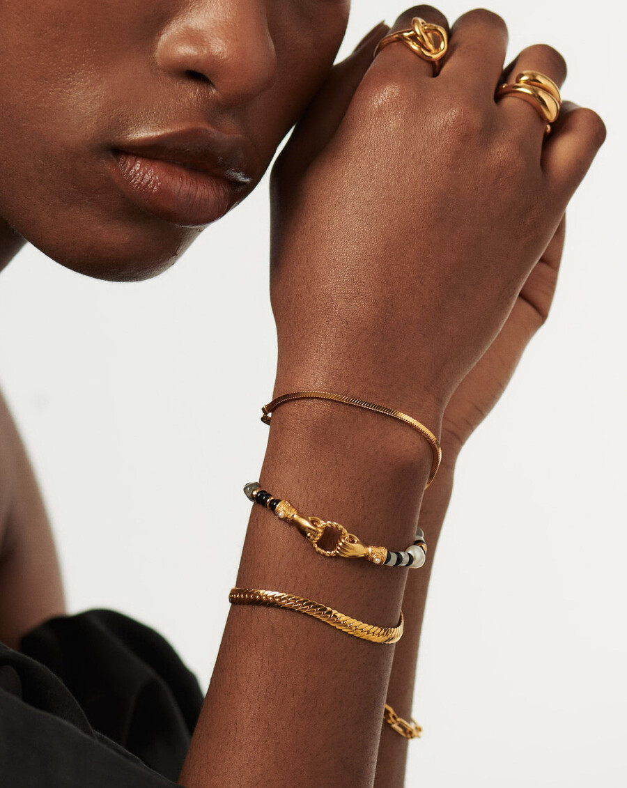 bracelet harris reed « in good hands » en perles et pierres précieuses - ornoir
