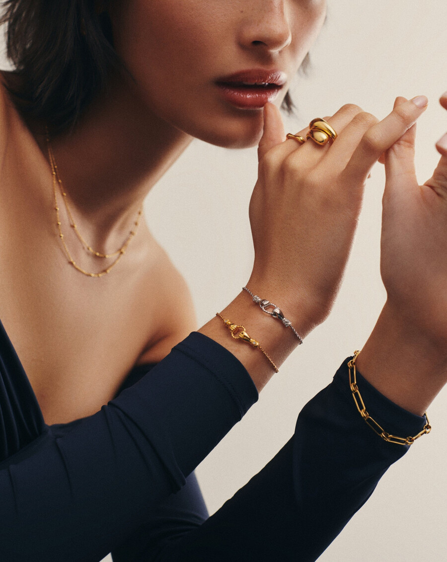 bracelet coulissant harris reed in good hands - argent