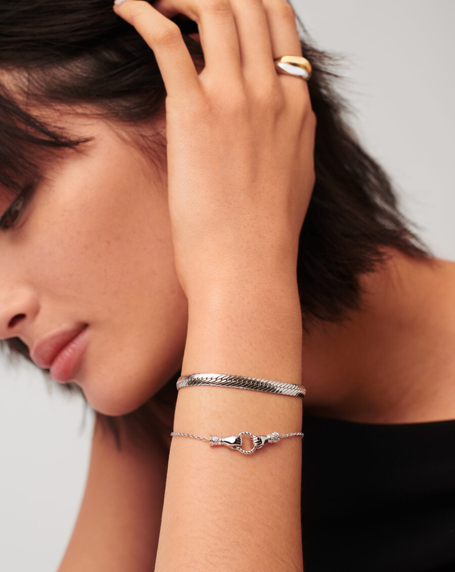 bracelet coulissant harris reed in good hands - argent