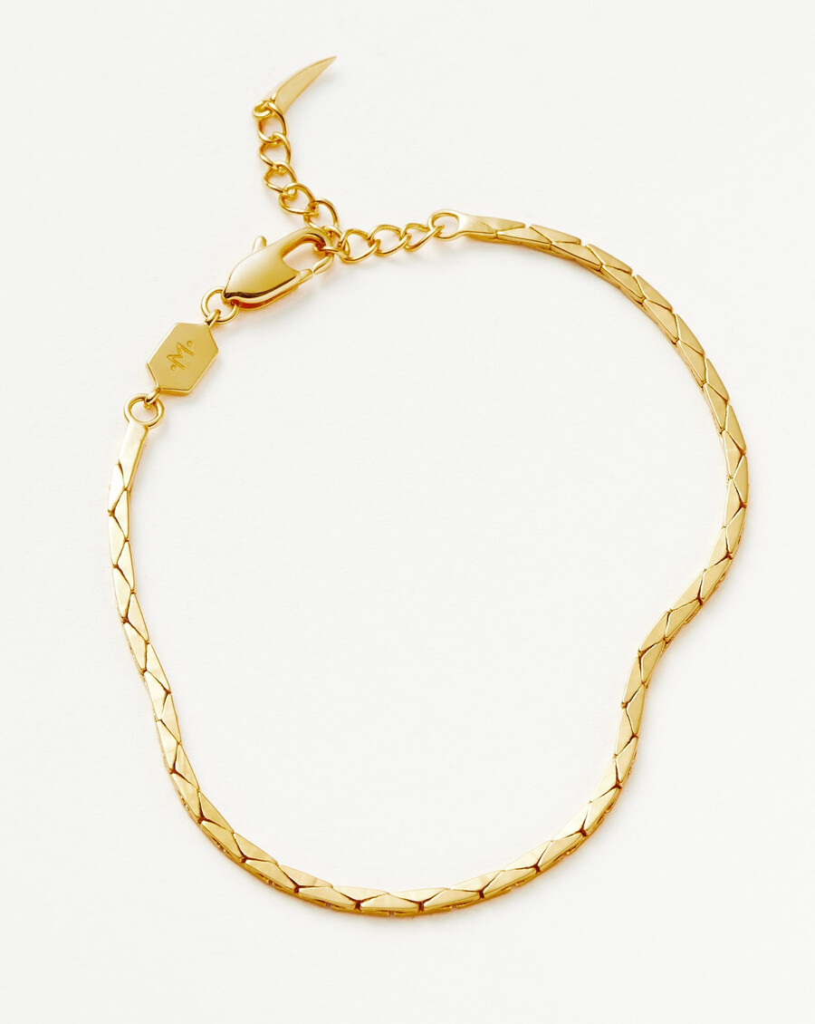 bracelet lucy williams cobra snake chain - or