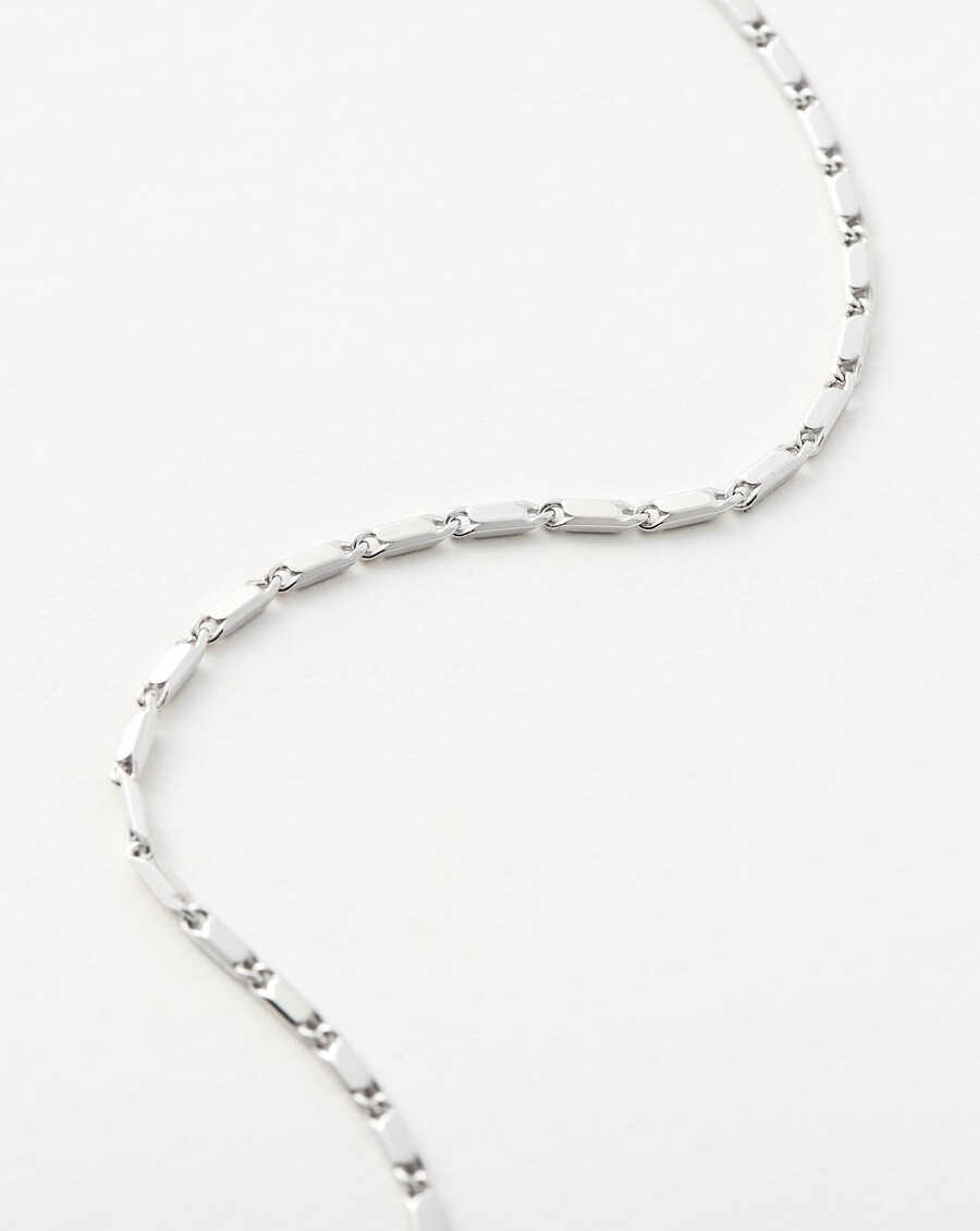 bracelet lucy williams horizon link chain - argent sterling