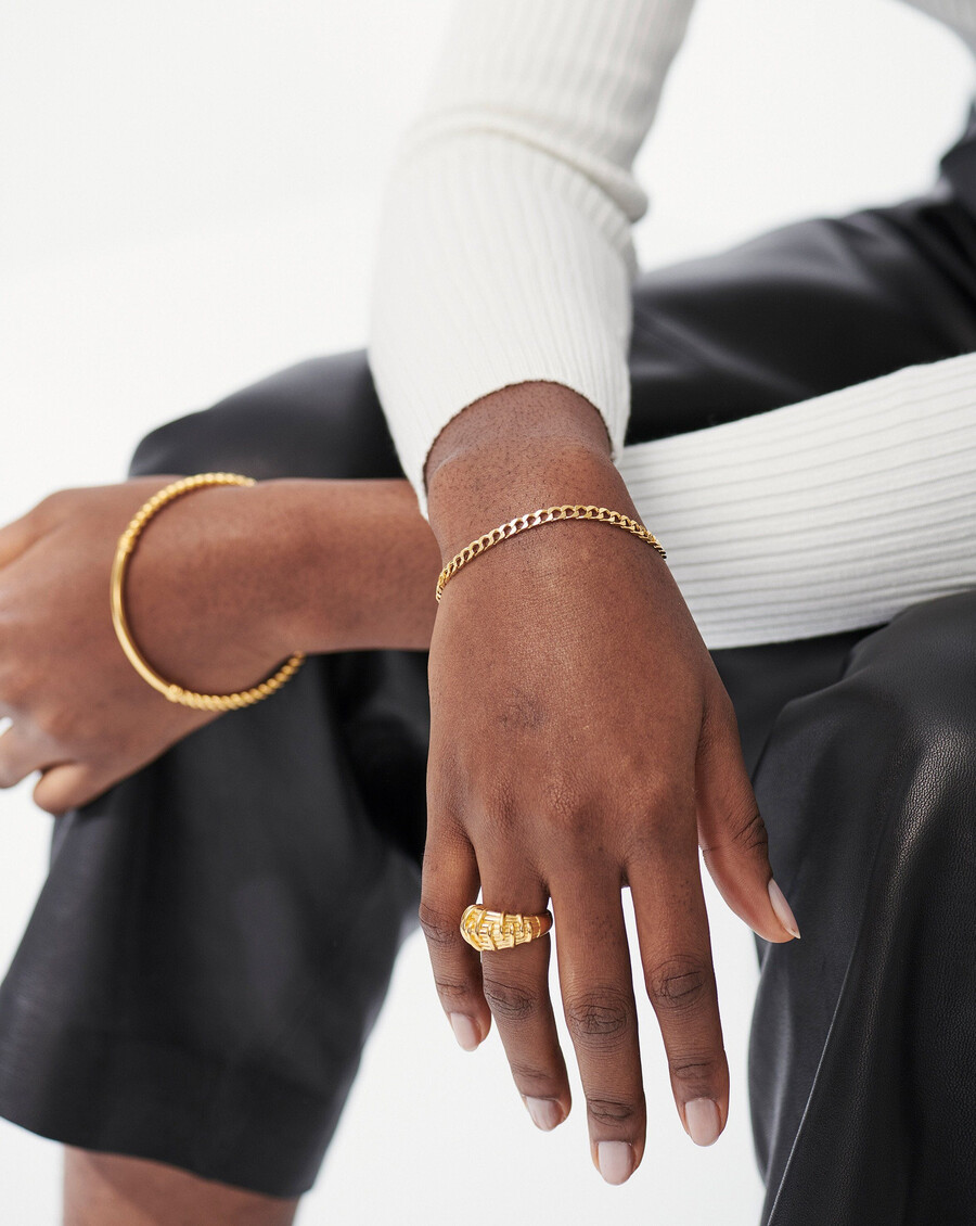 bracelet à maillons plats lucy williams