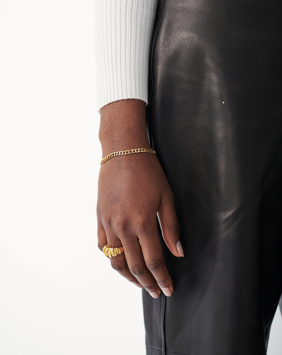 bracelet à maillons plats lucy williams