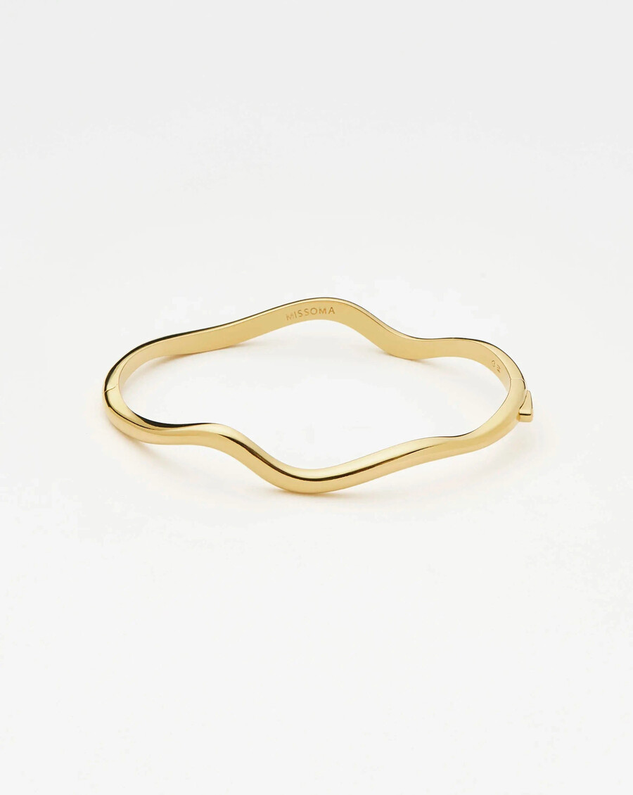 bracelet jonc articulé classique molten - or