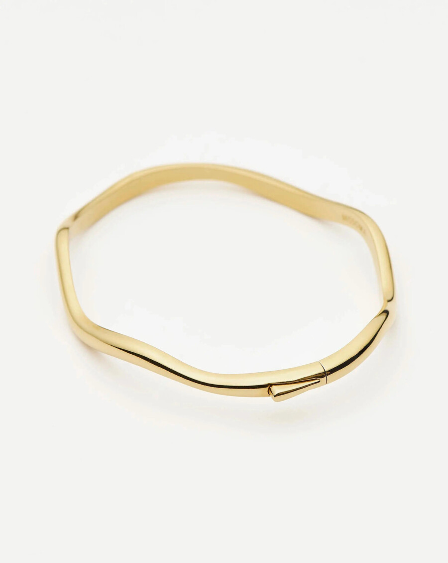 bracelet jonc articulé classique molten - or