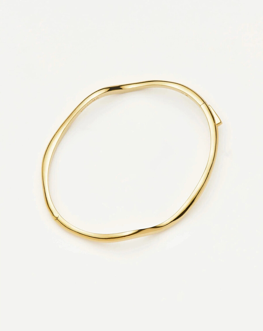bracelet jonc articulé classique molten - or