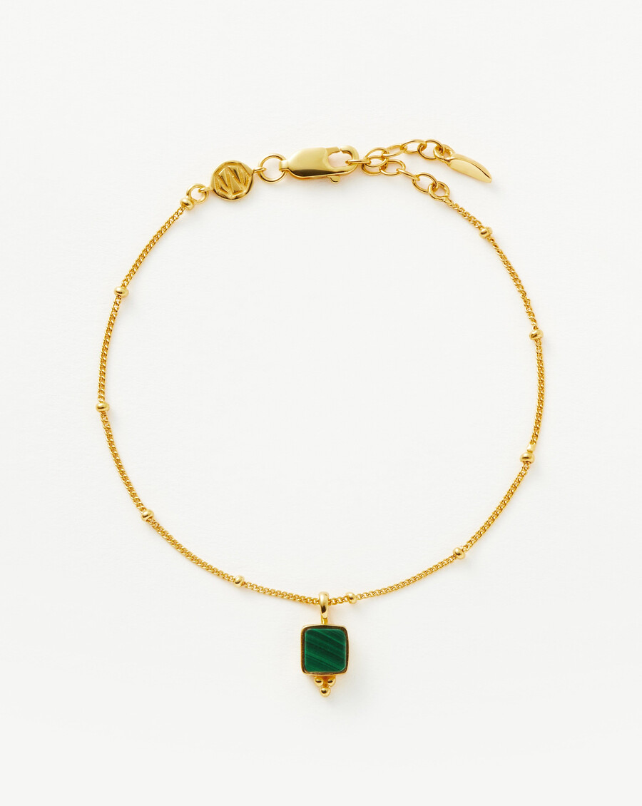 bracelet à breloques carrées lucy williams