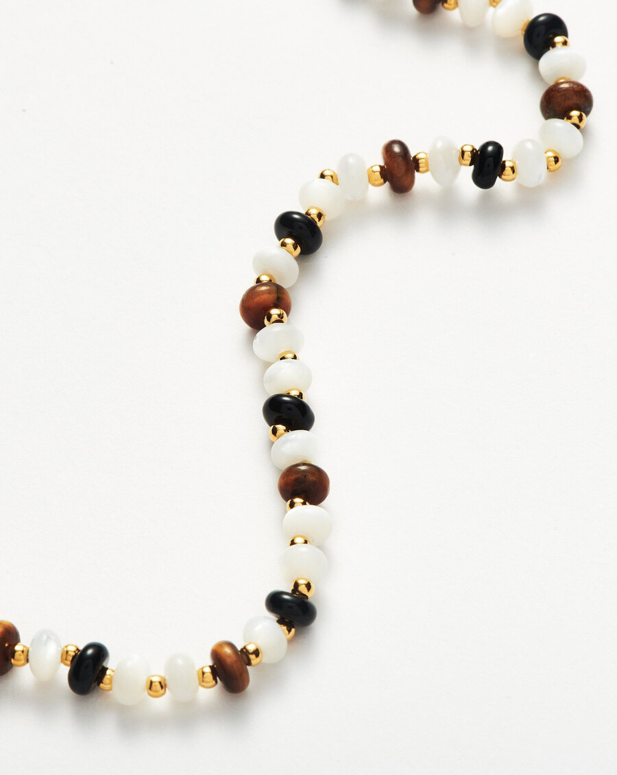 bracelet savi en perles et pierres précieuses
