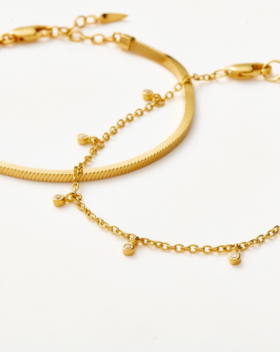 ensemble de bracelets à chaîne interstellaire
