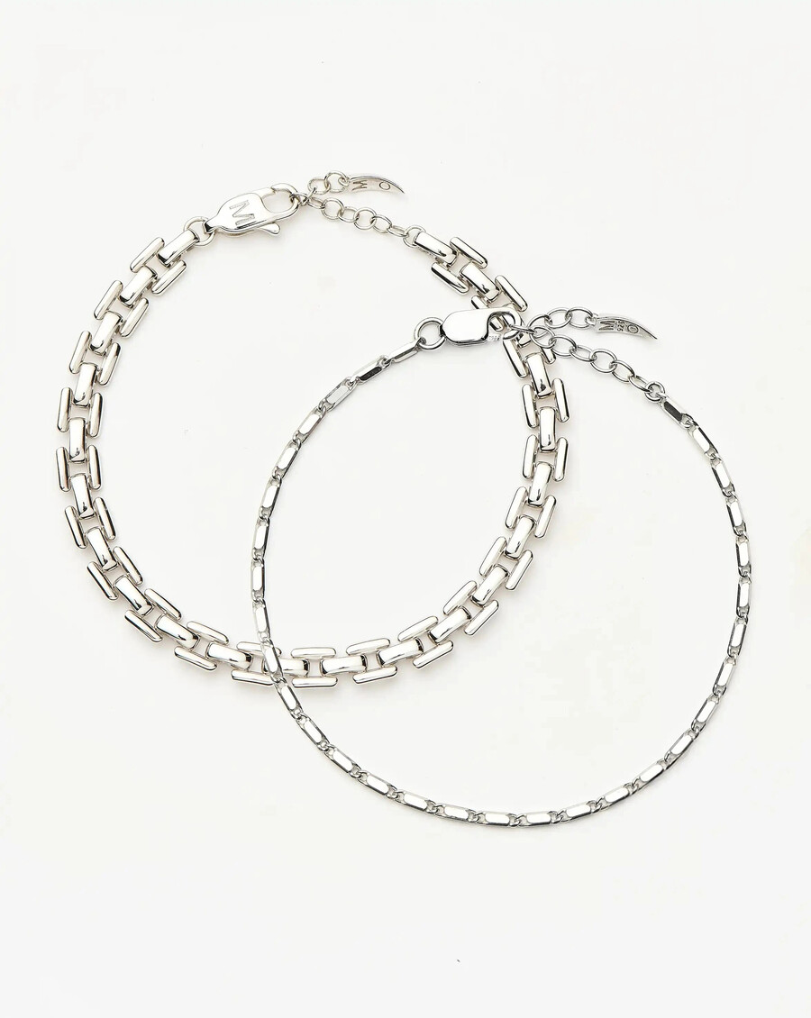 ensemble bracelet lucy williams horizon et montre - argent