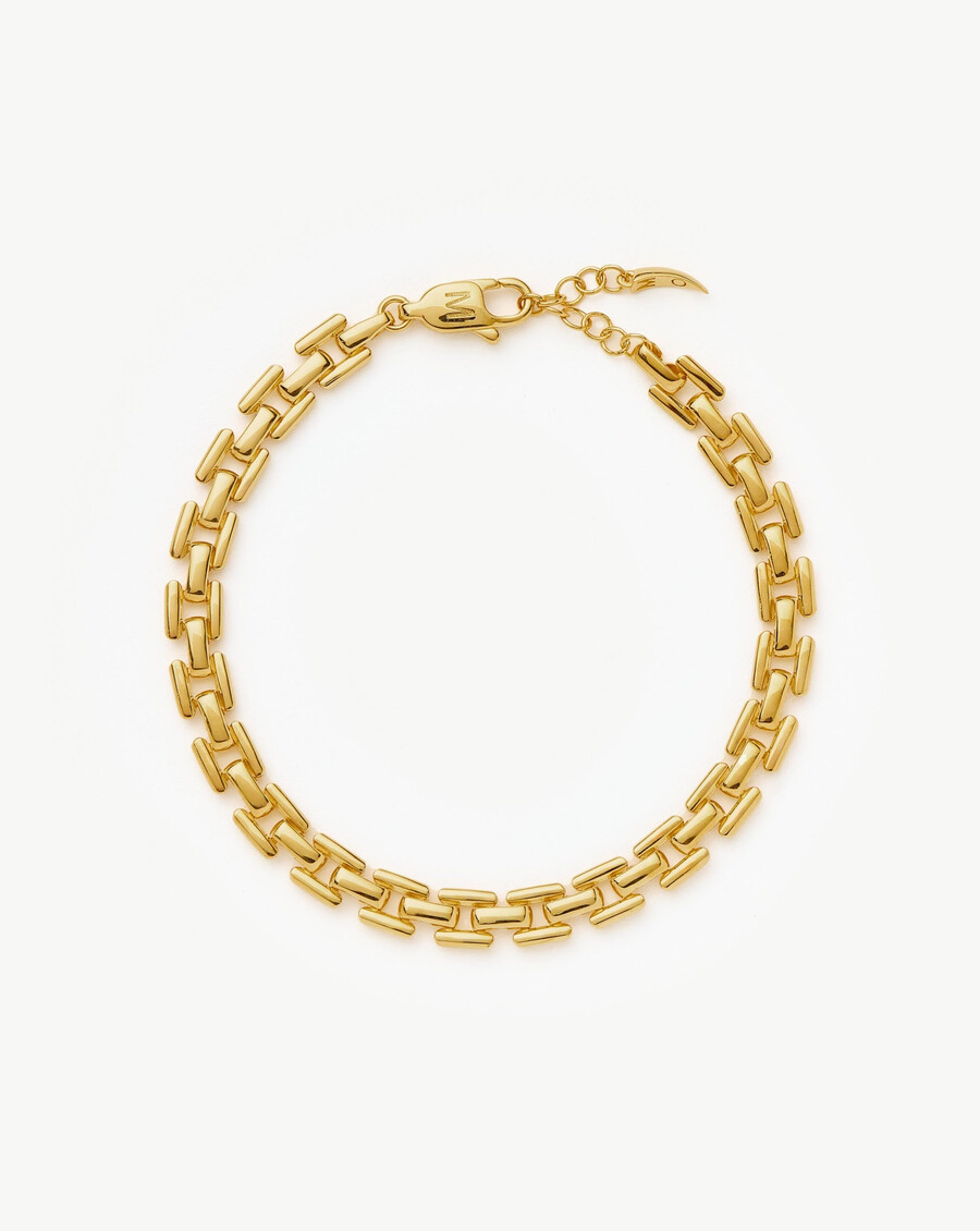 bracelet à maillons de montre - or