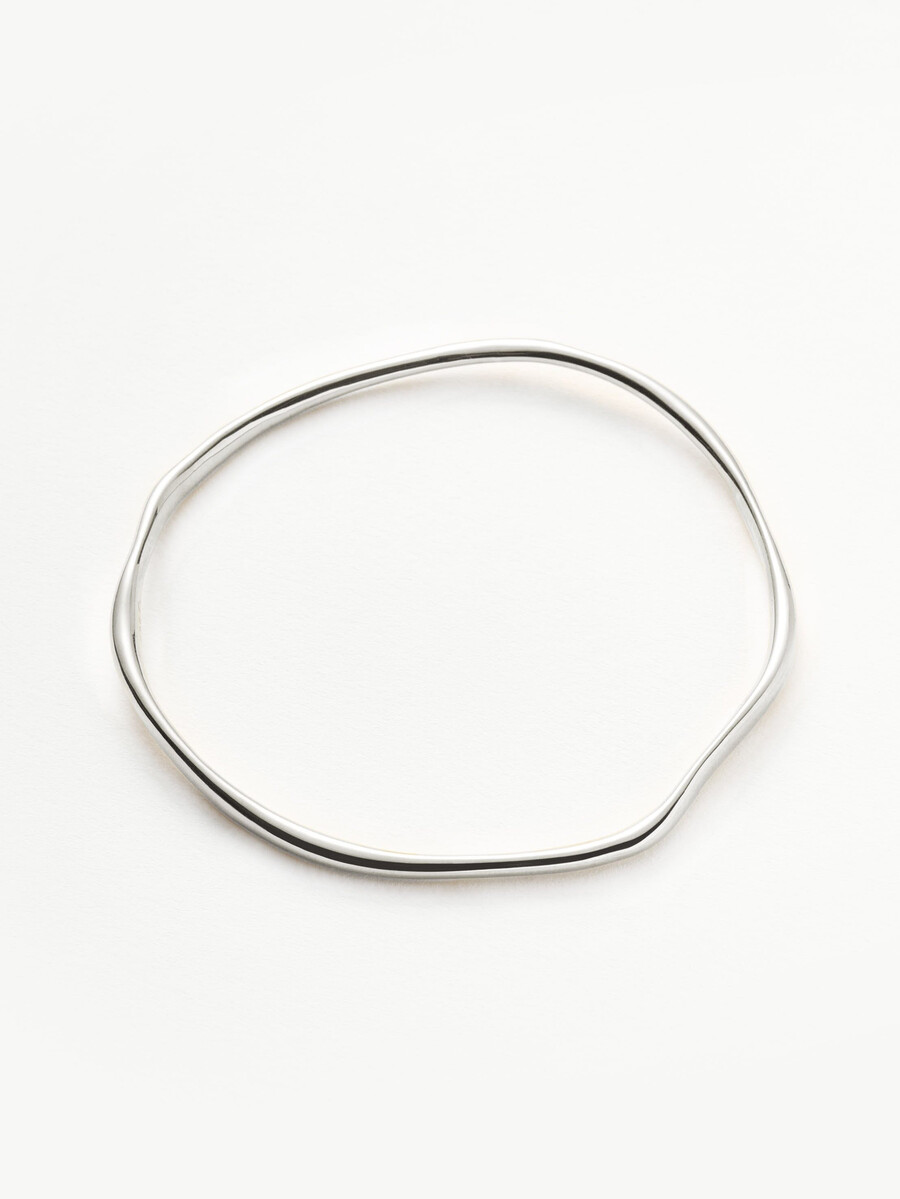 bracelet molten ripple - argent