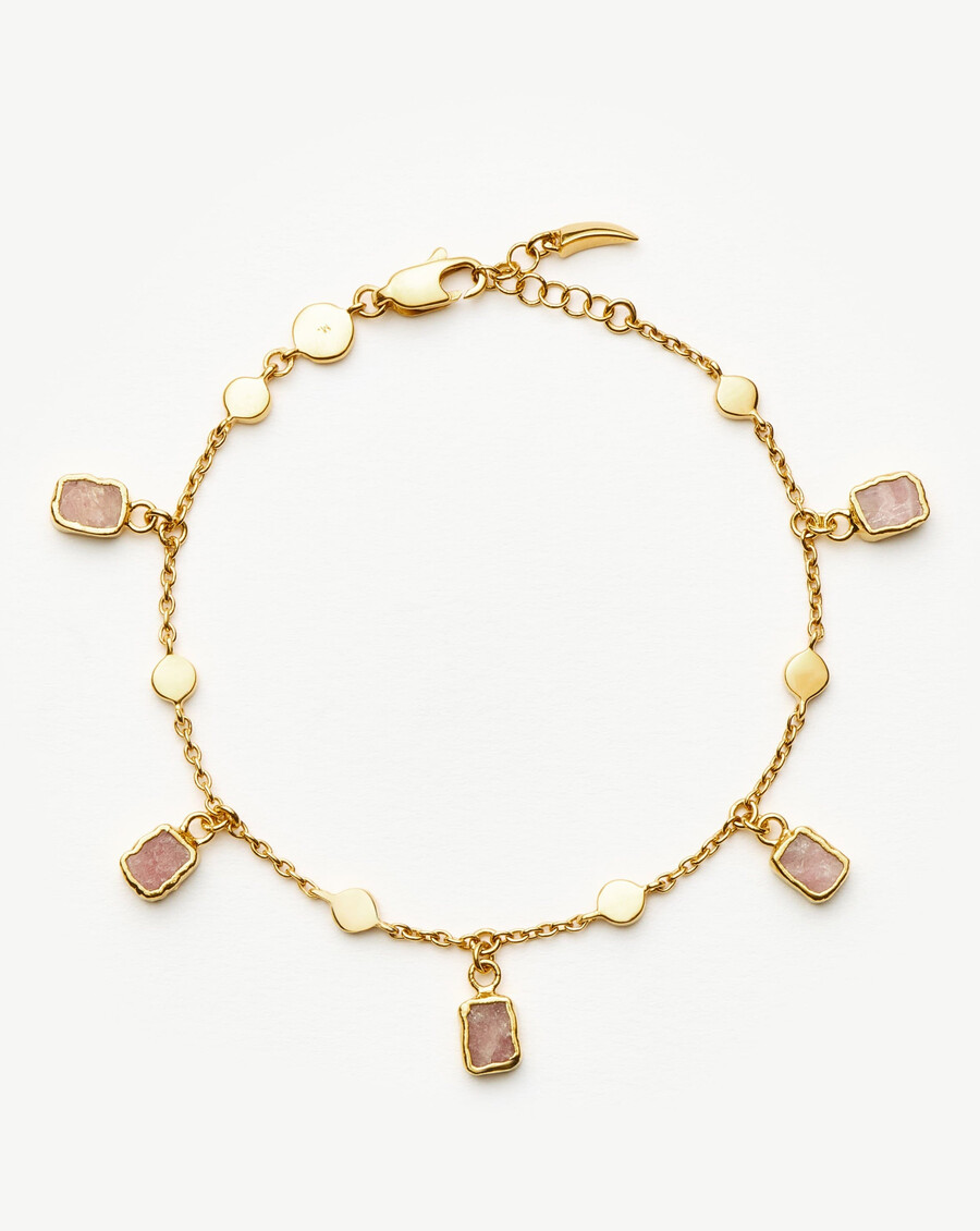 bracelet à breloques lena - orrhodochrosite