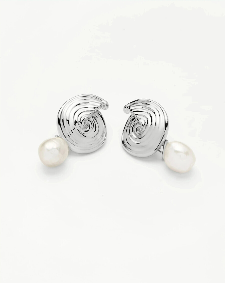 boucles doreilles pendantes en perles détachables en spirale