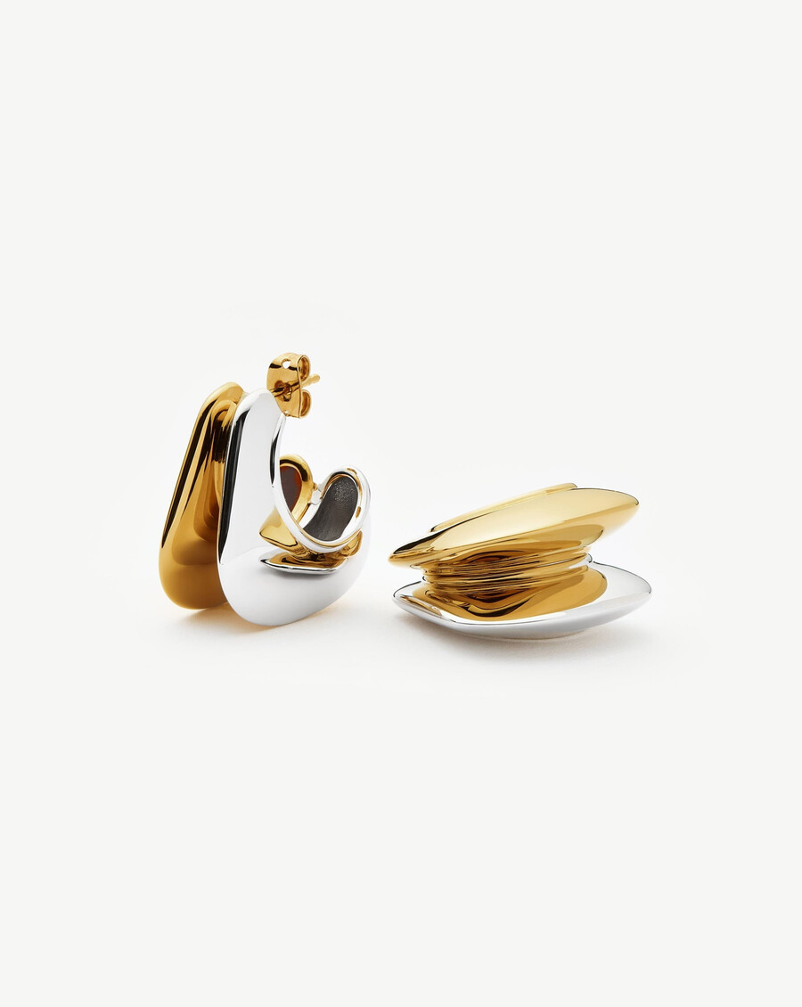 boucles doreilles hera dome double ridge moyennes