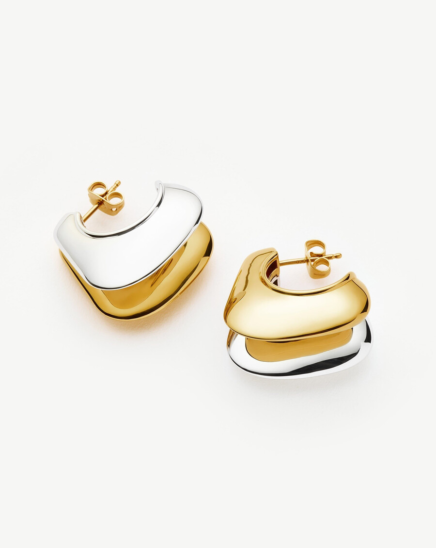 boucles doreilles hera dome double ridge moyennes