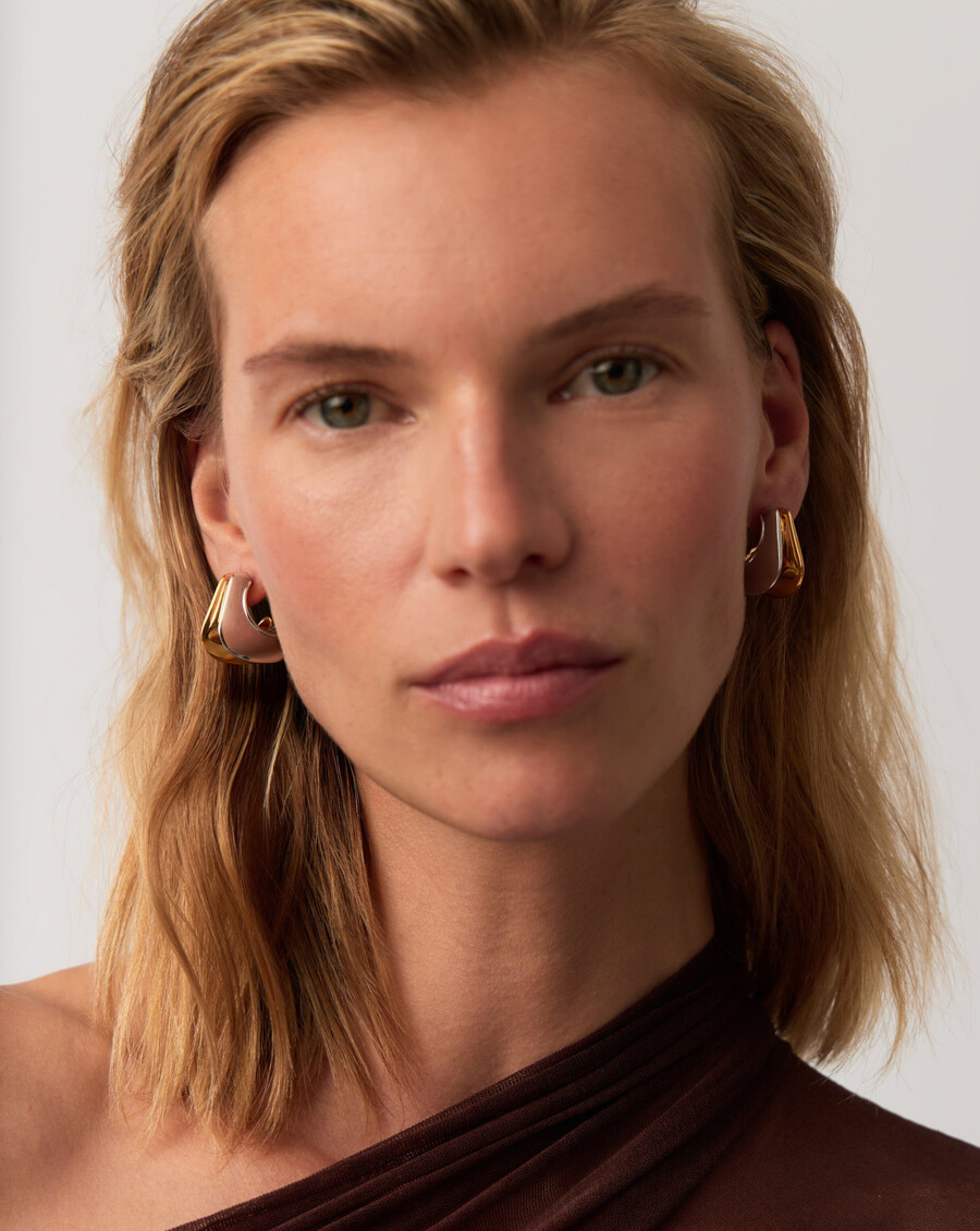 boucles doreilles hera dome double ridge moyennes