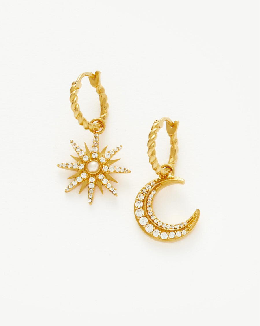 boucles doreilles créoles harris reed moonlight charm