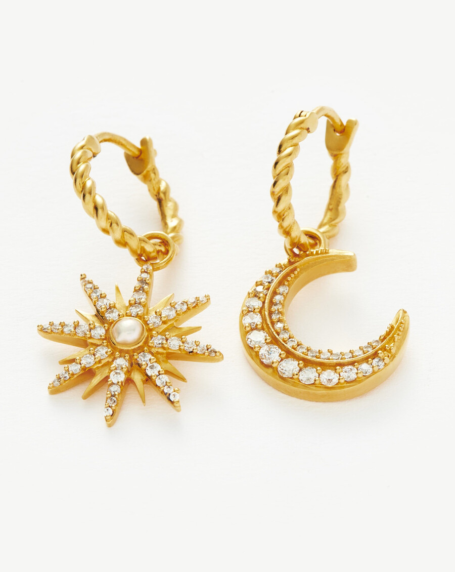 boucles doreilles créoles harris reed moonlight charm