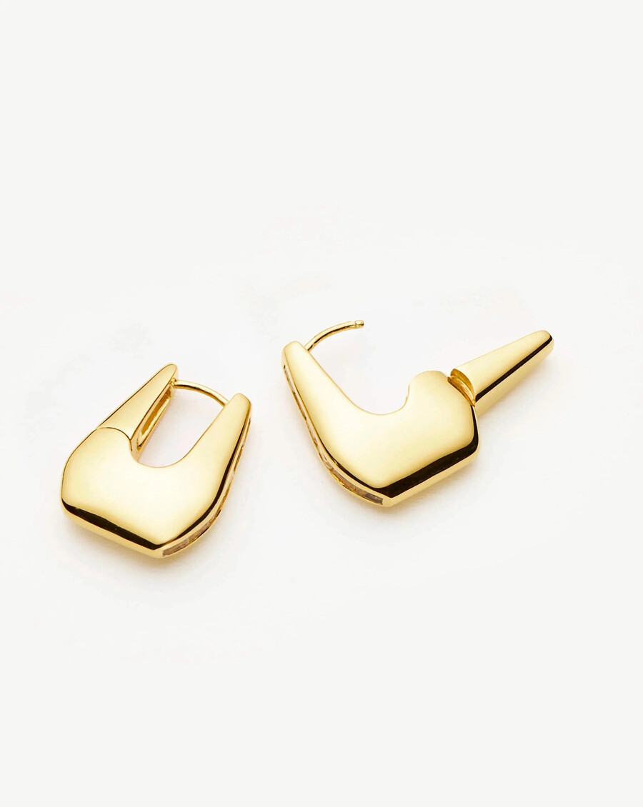boucles doreilles créoles lucy williams arco pavé gold small