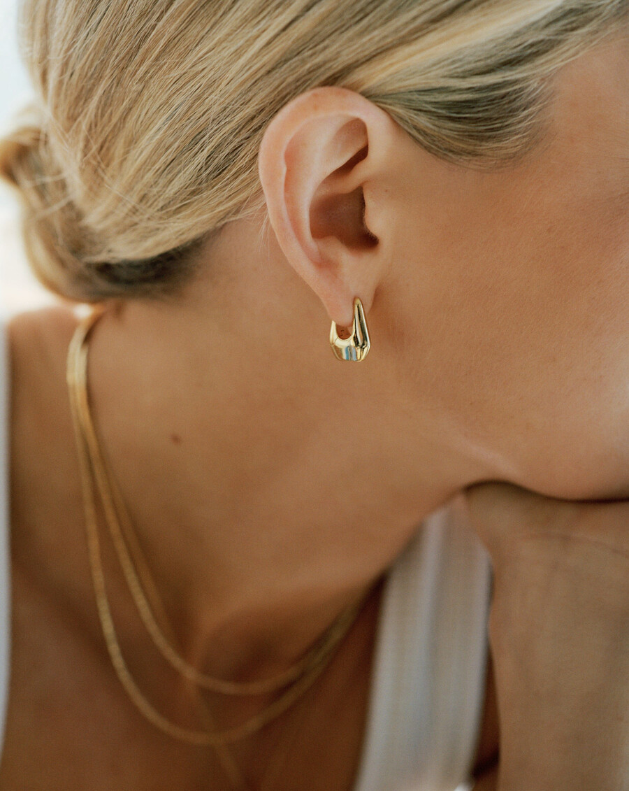 boucles doreilles créoles lucy williams arco small