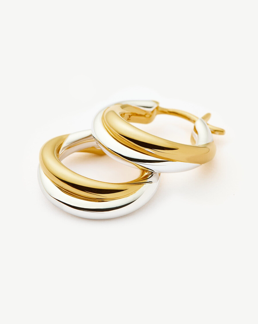 boucles doreilles créoles fines entwine de lucy williams
