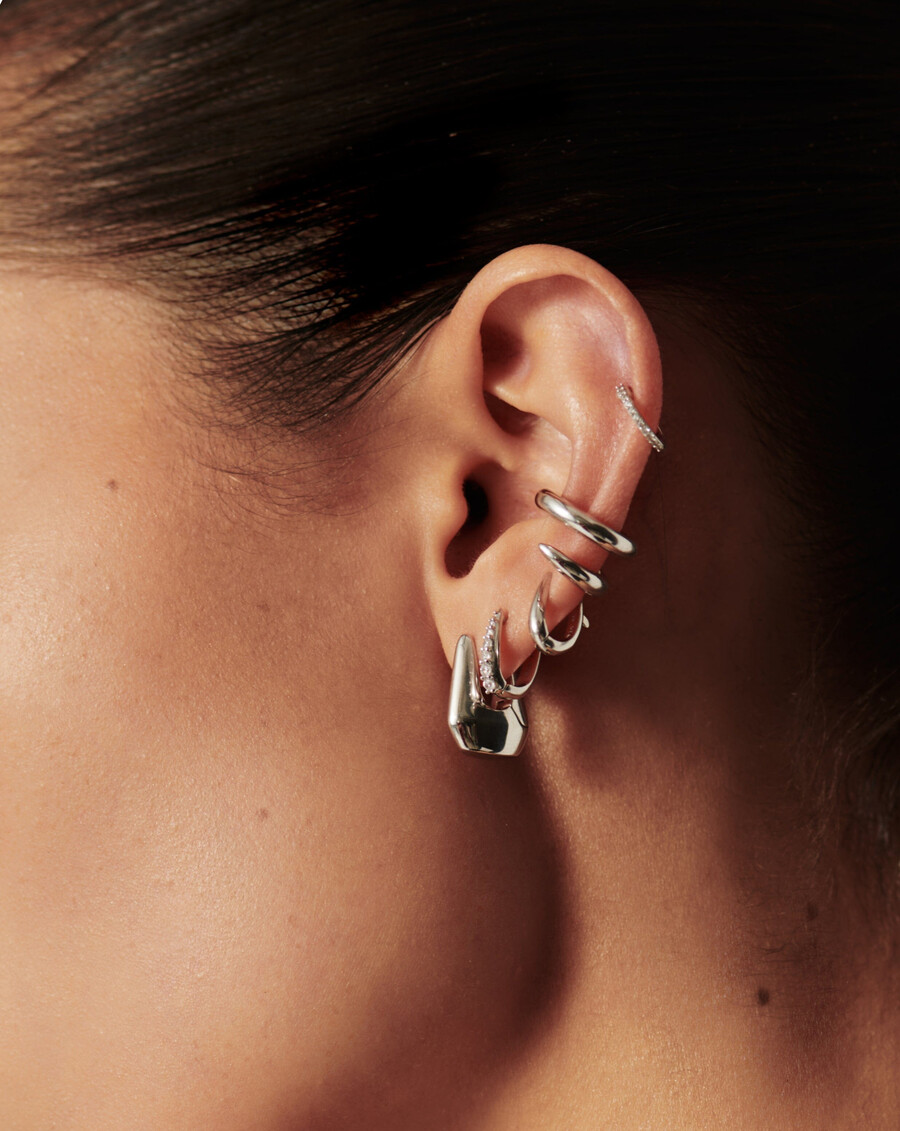 boucles doreilles créoles lucy williams arco - argent