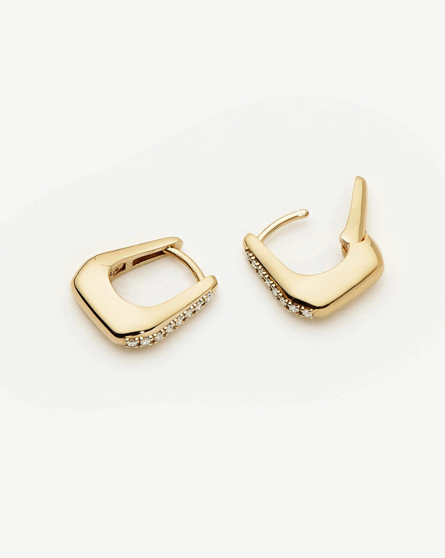 lucy williams cuggies arco en or massif 14 carats et diamants