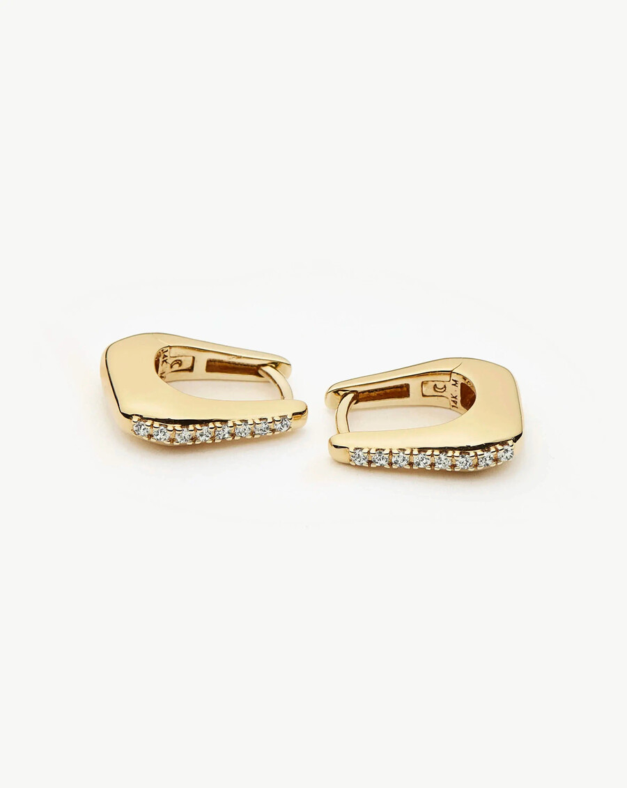 lucy williams cuggies arco en or massif 14 carats et diamants