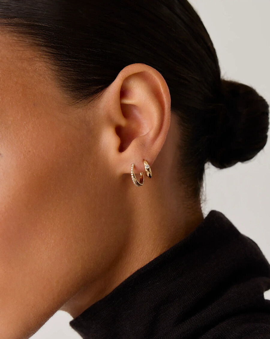 lucy williams cuggies en or massif 14 carats serties de diamants
