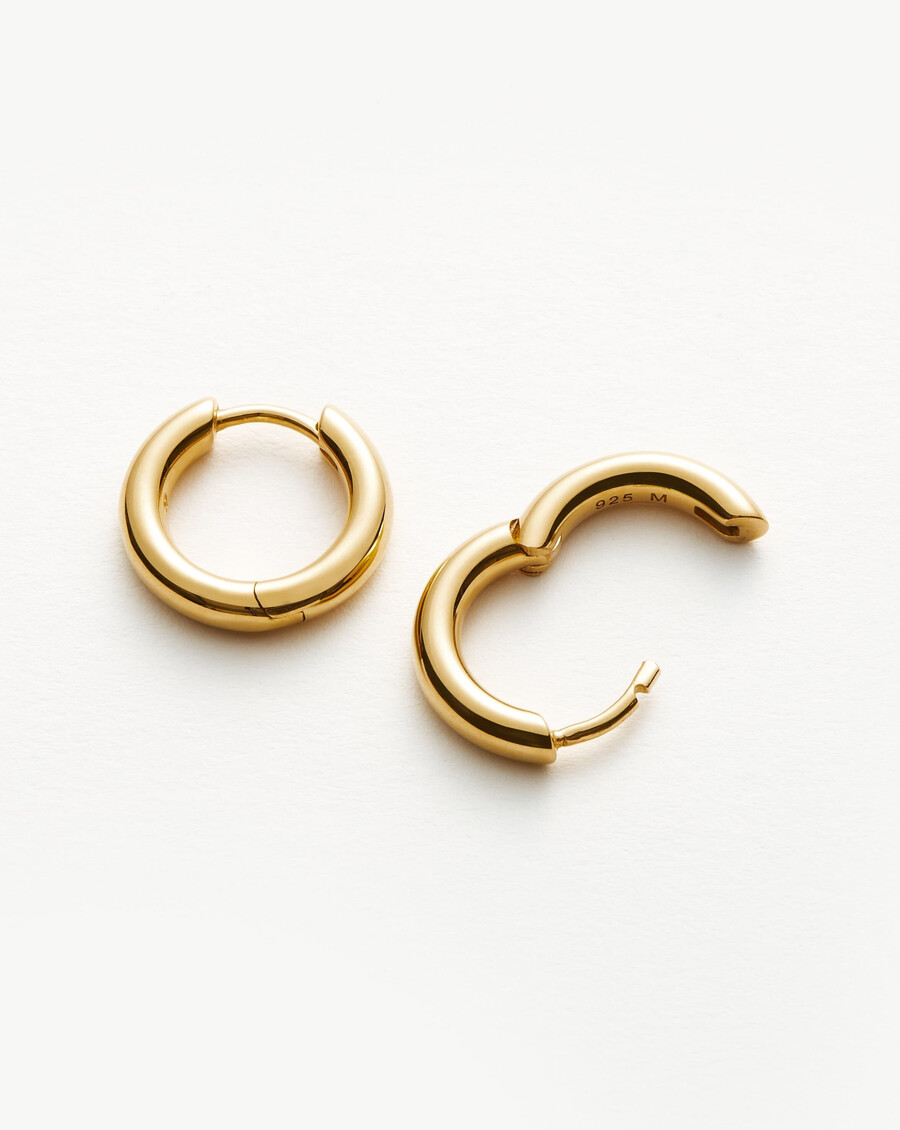 boucles doreilles créoles tunnel classiques mini