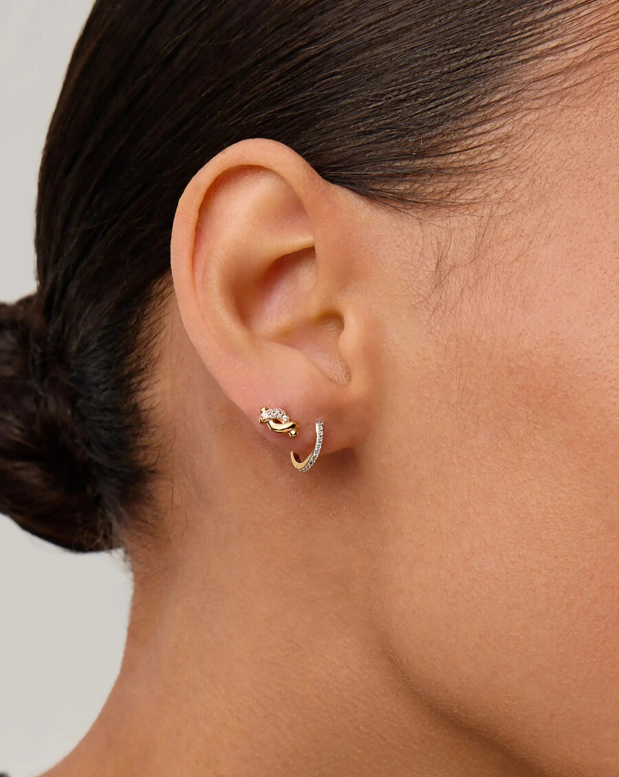 boucles doreilles molten snow