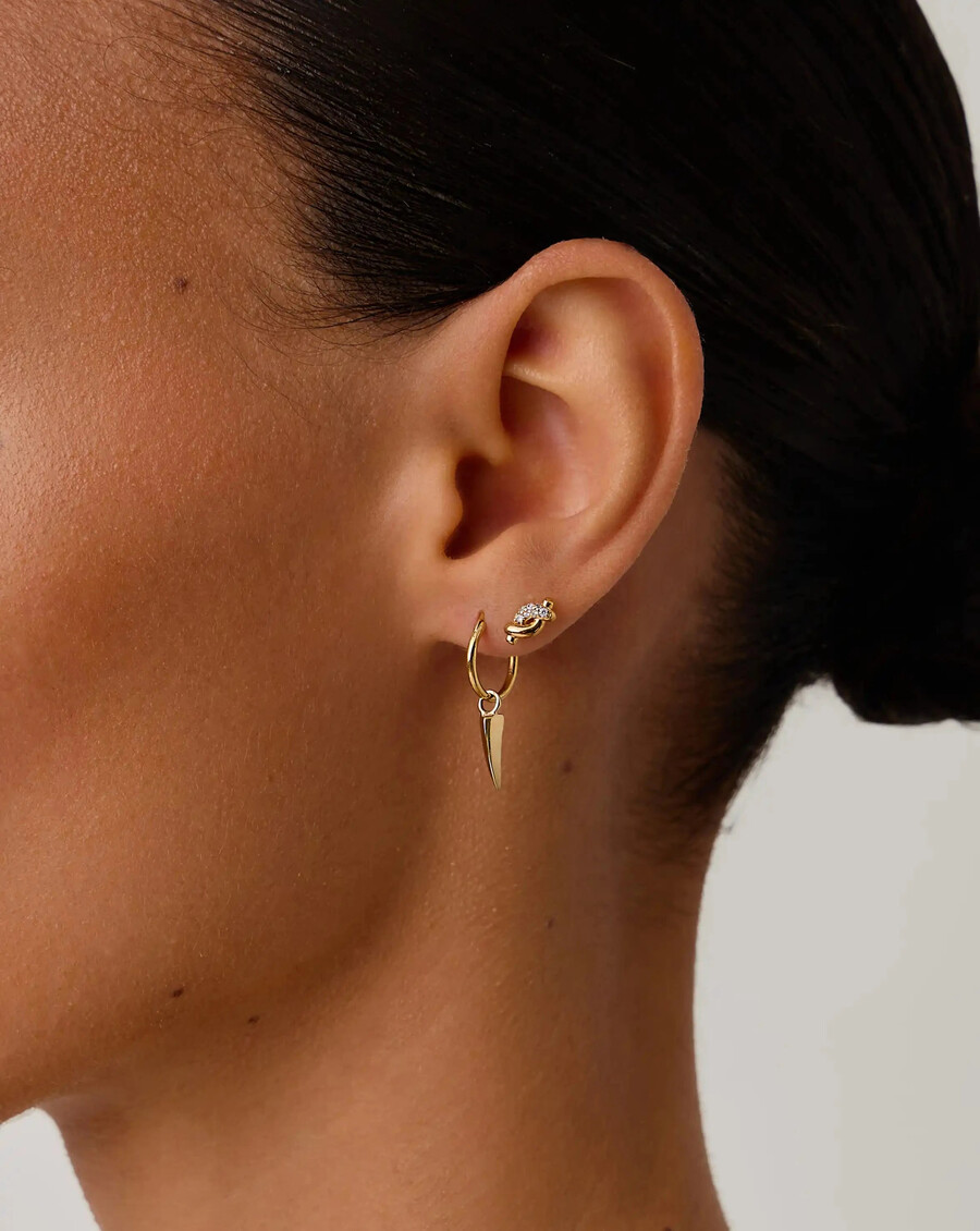 boucles doreilles molten snow