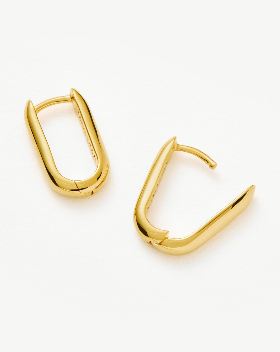 boucles doreilles créoles ovales classiques
