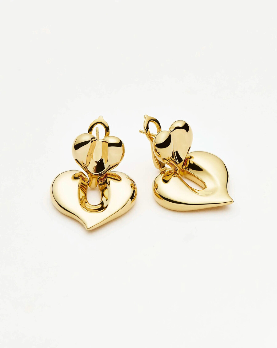 boucles doreilles molten heart