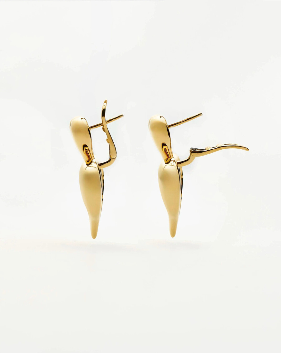 boucles doreilles molten heart