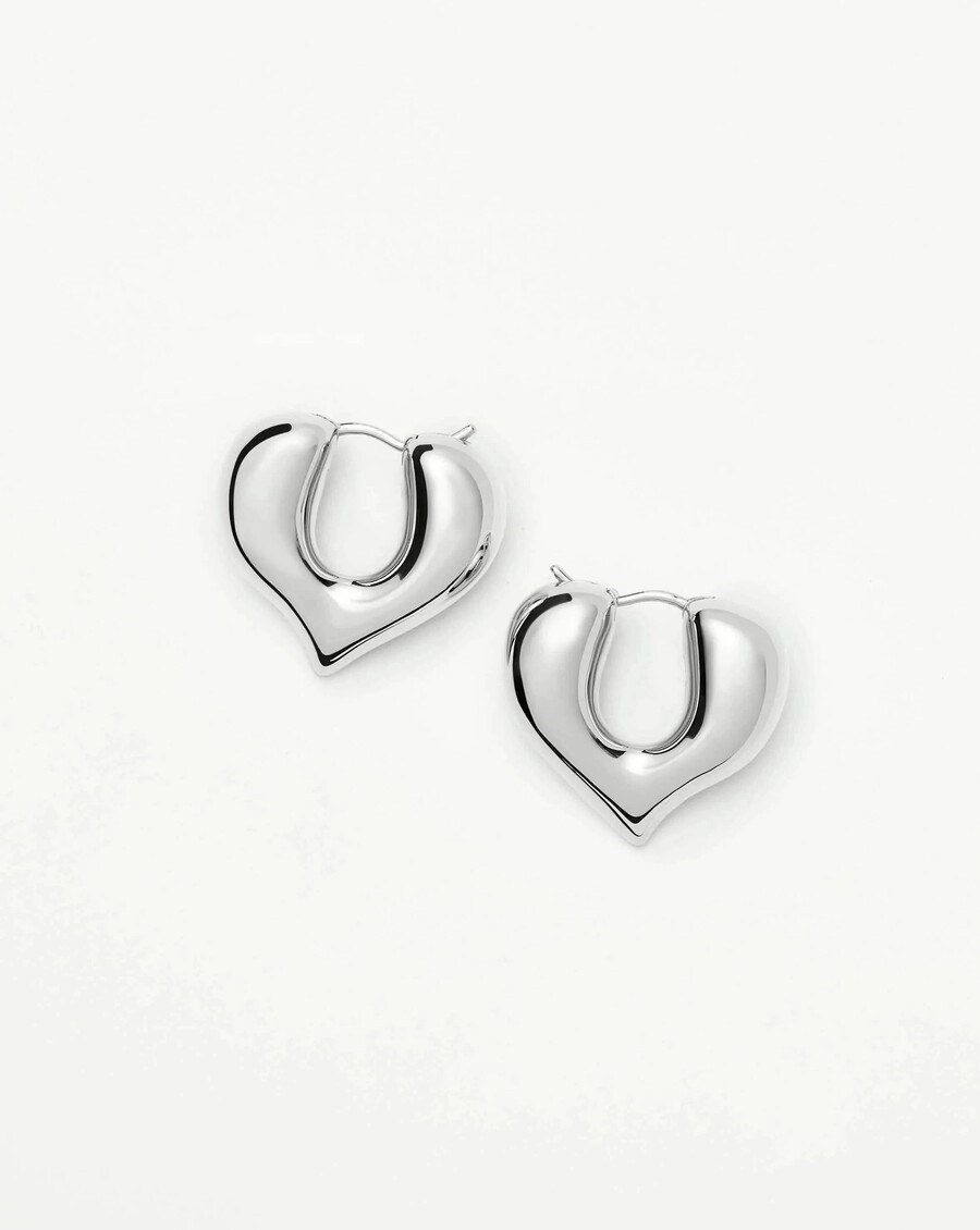 boucles doreilles créoles moyennes molten heart