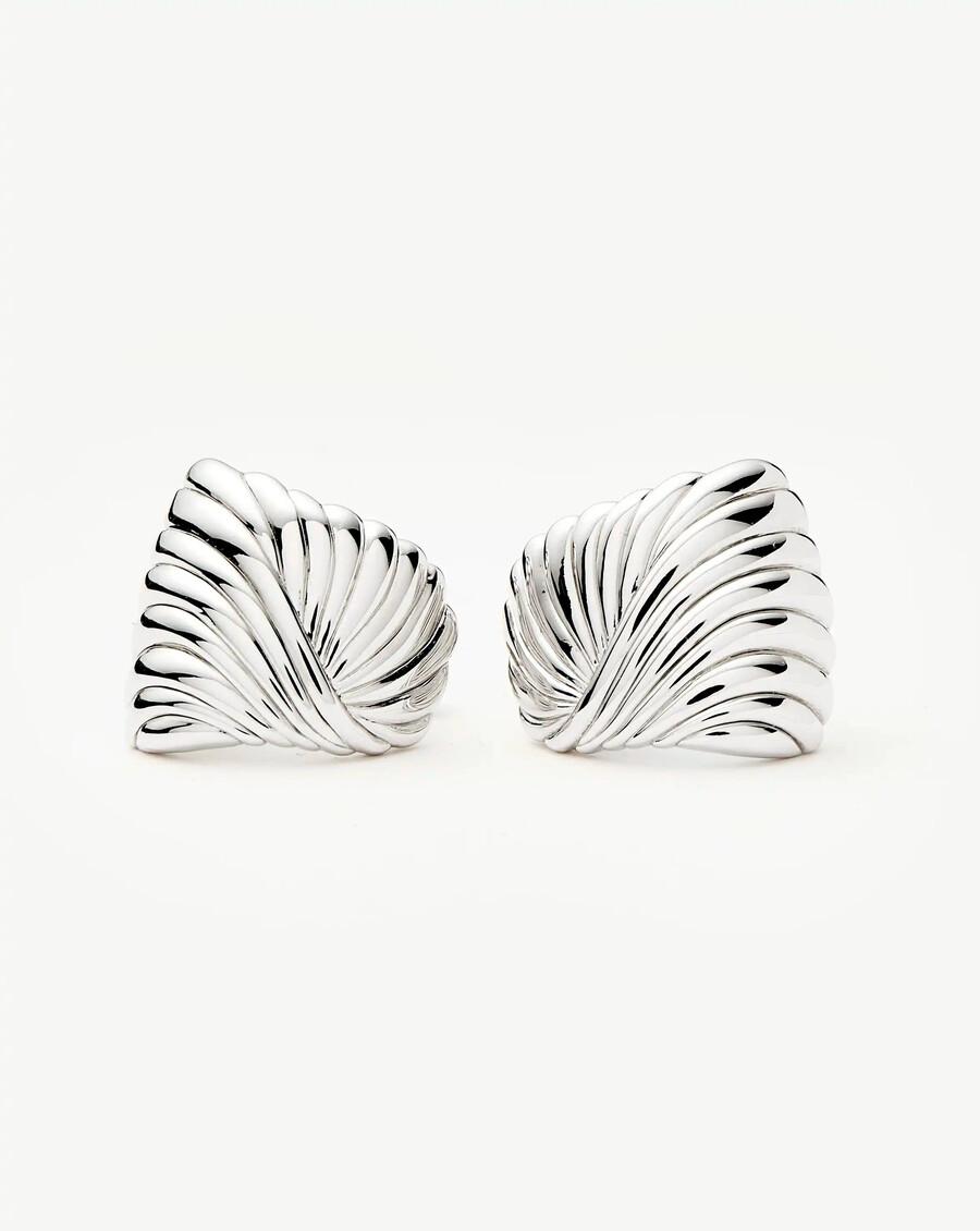 boucles doreilles à clous surdimensionnées ripple