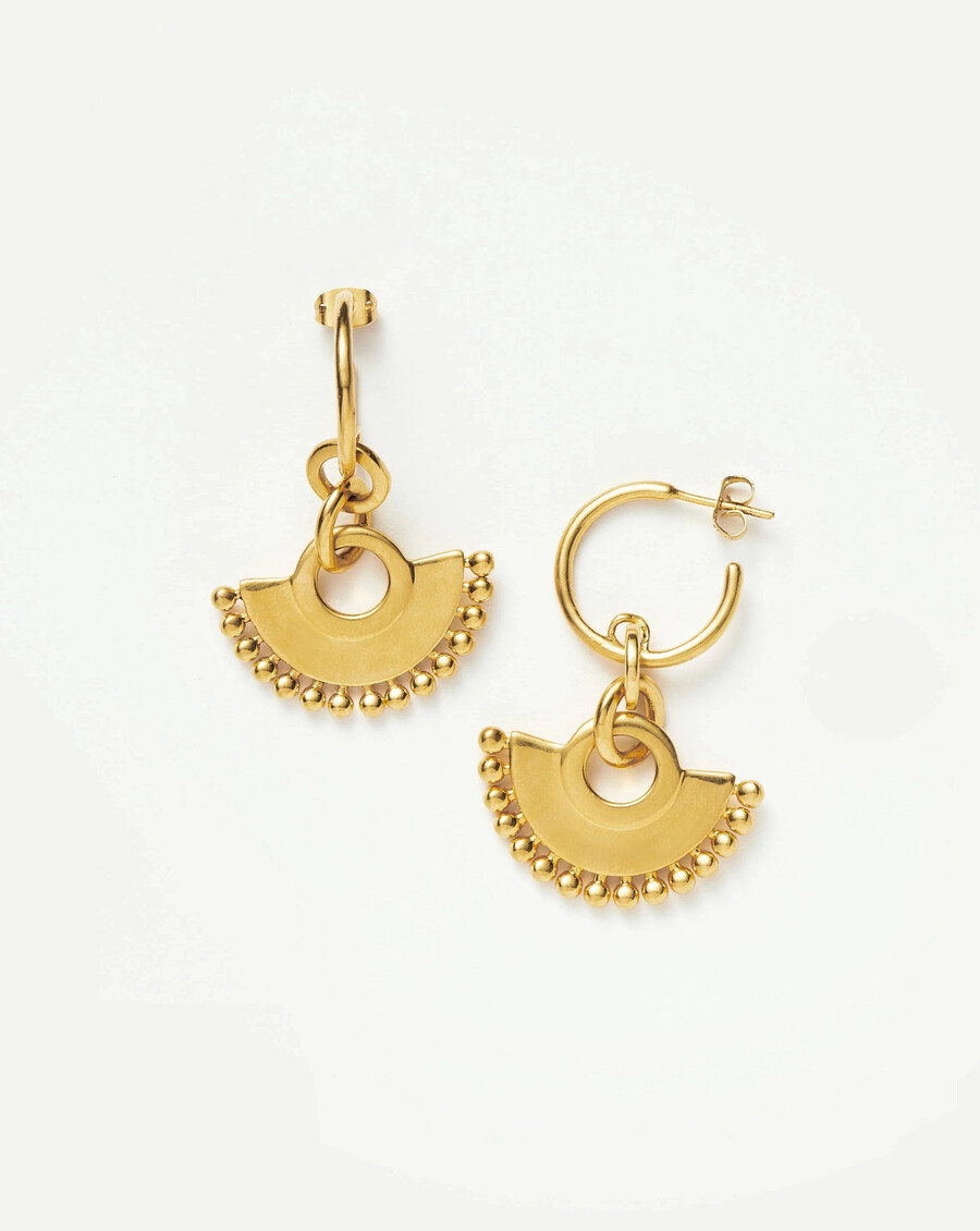 boucles doreilles créoles zenyu fan chandelier