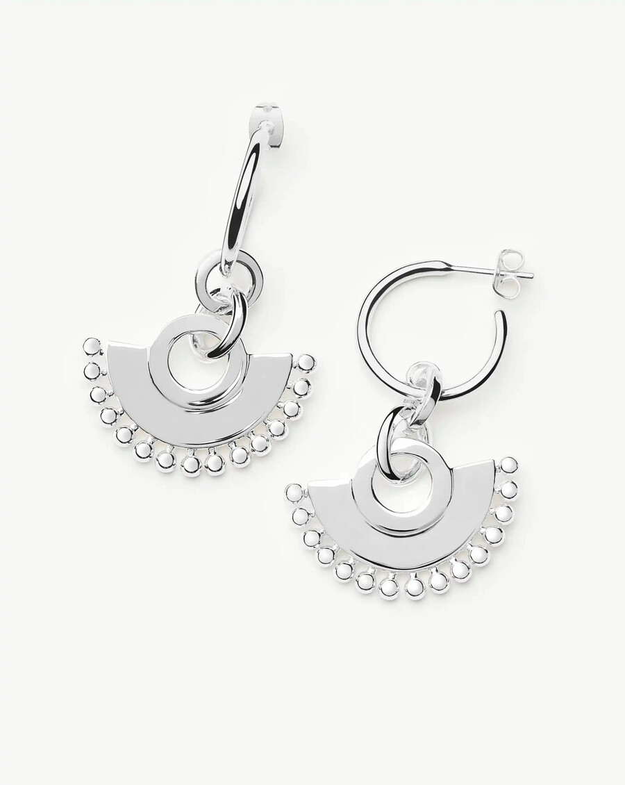 boucles doreilles créoles zenyu fan chandelier